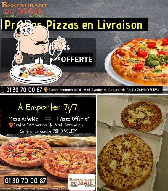 Get pizza at Restaurant du mail