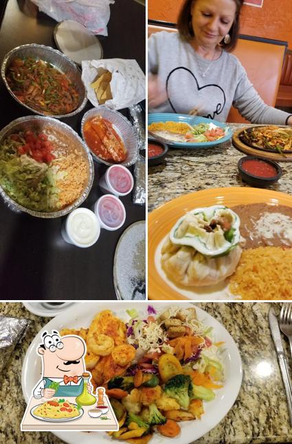Food at El Arriero Mexican Grill