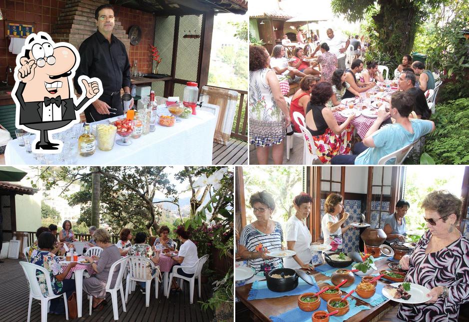 O interior do Feijoada Da Casa Vermelha