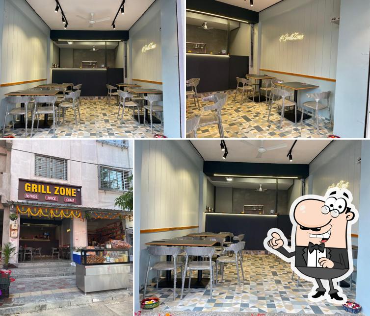 The interior of Grill Zone Fast Food