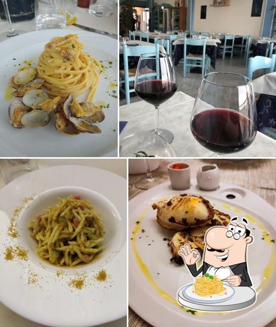 Spaghetti alla carbonara al L'Approdo Calasetta