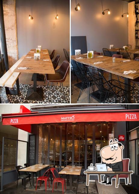 L'intérieur de Matteo Pizza Neuilly