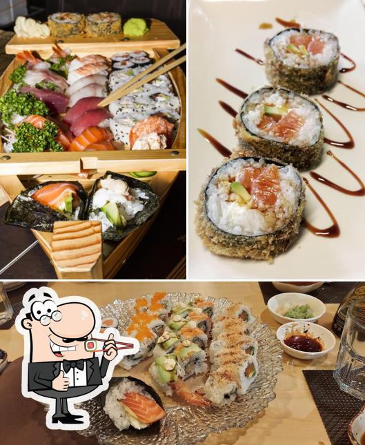 Prenditi le diverse opzioni di sushi