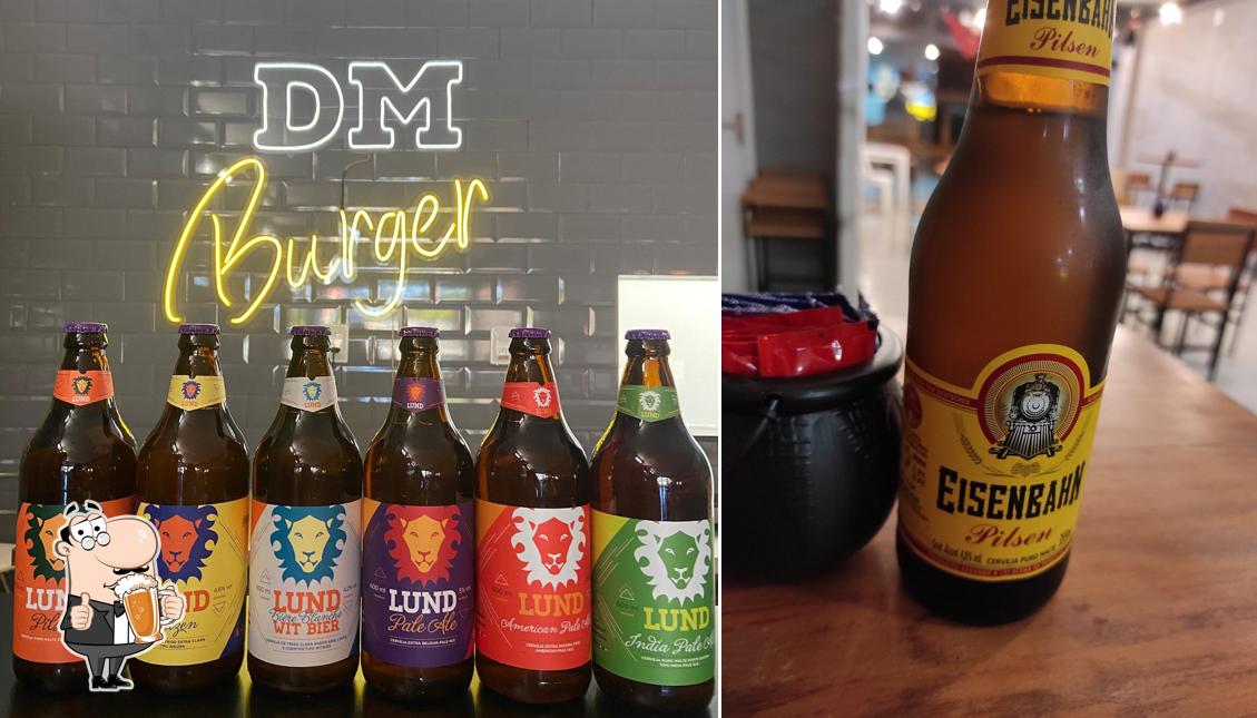 "DM Burger" предоставляет гостям широкий выбор сортов пива