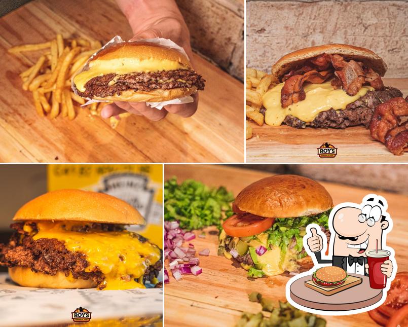 Delicie-se com um hambúrguer no Roy's Burgers Kingdom