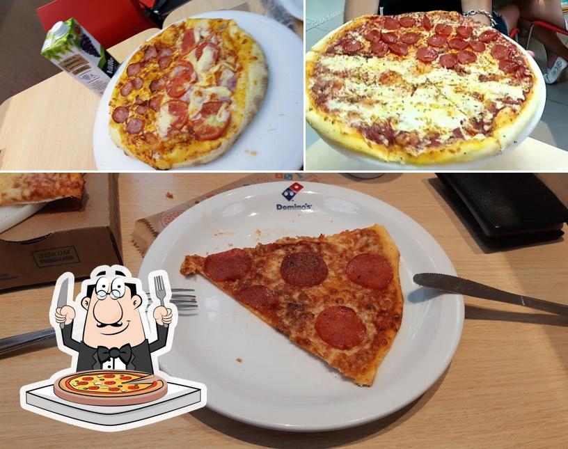 Consiga diferentes tipos de pizza