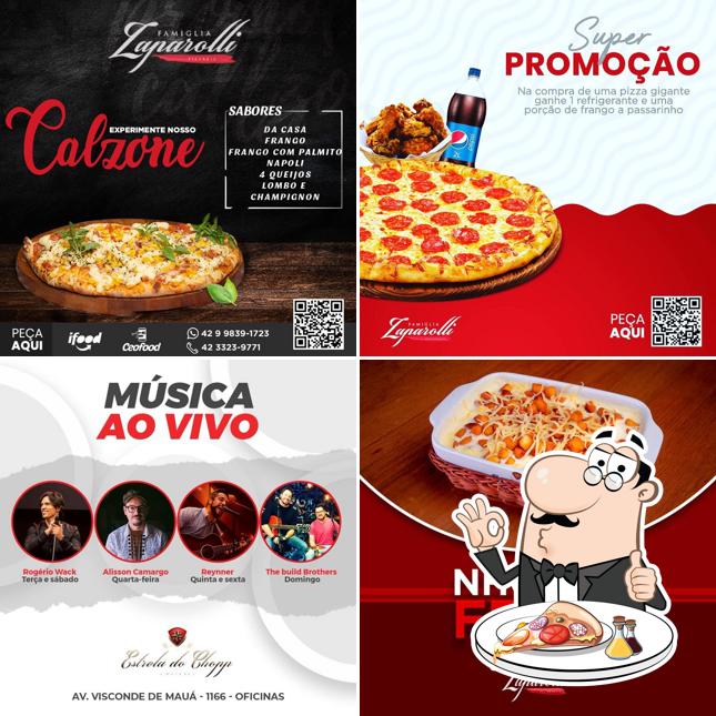 Experimente pizza no Estrela Do Chopp - Choperia