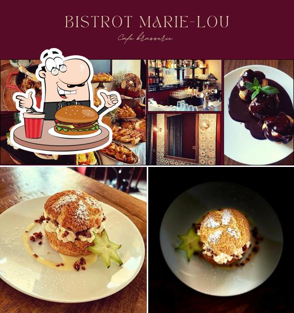 Essayez un hamburger à Bistrot Marie-lou