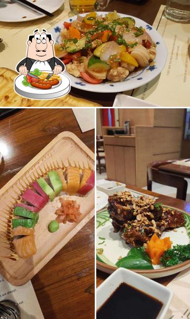 Food at Origami Japanese & Korean Restaurant