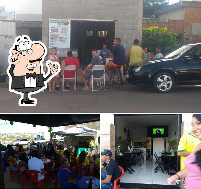O interior do Churrasquinho Da Gabi
