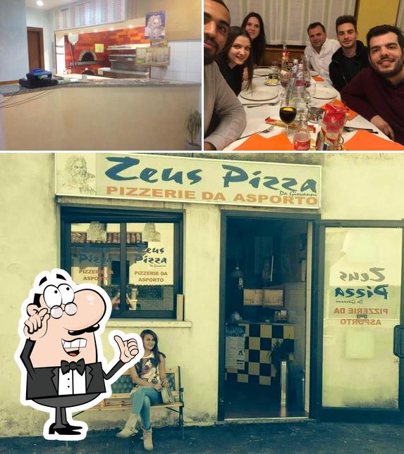 Gli interni di Zeus Pizza