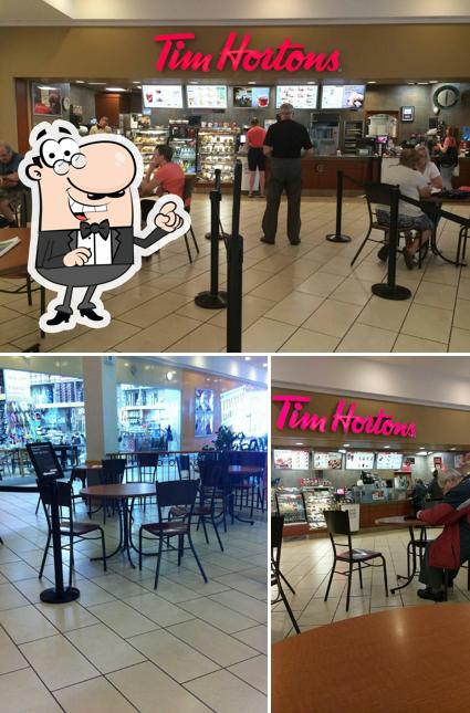 The interior of Tim Hortons