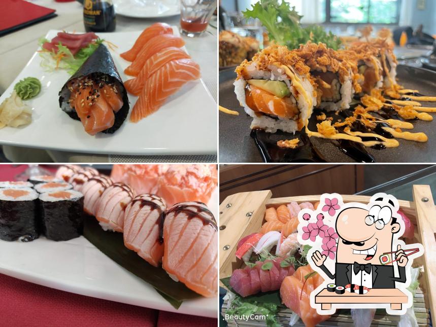 Scegli le diverse opzioni di sushi