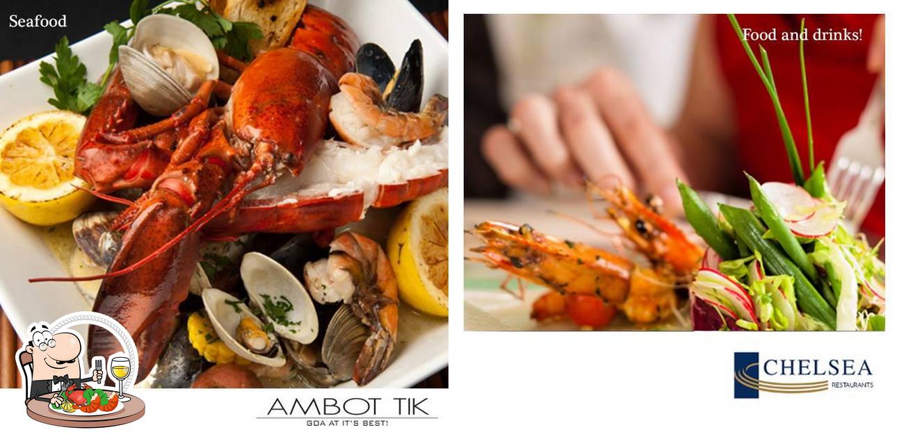 Order seafood at Ambot Tik Goan Restaurant