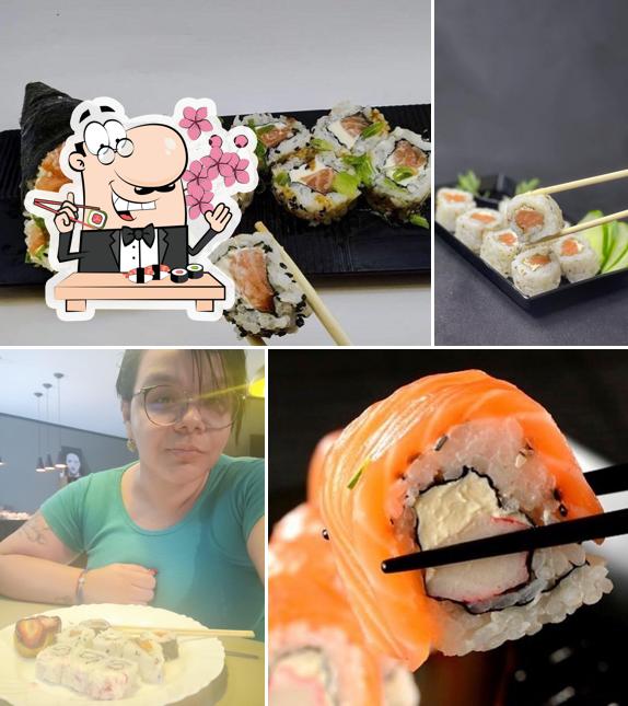Rolos de sushi são oferecidos por Estação Tokio Tibiri