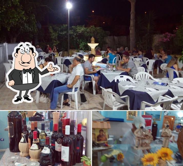 La immagine di interni e alcol da Pizzeria Grotta Azzurra