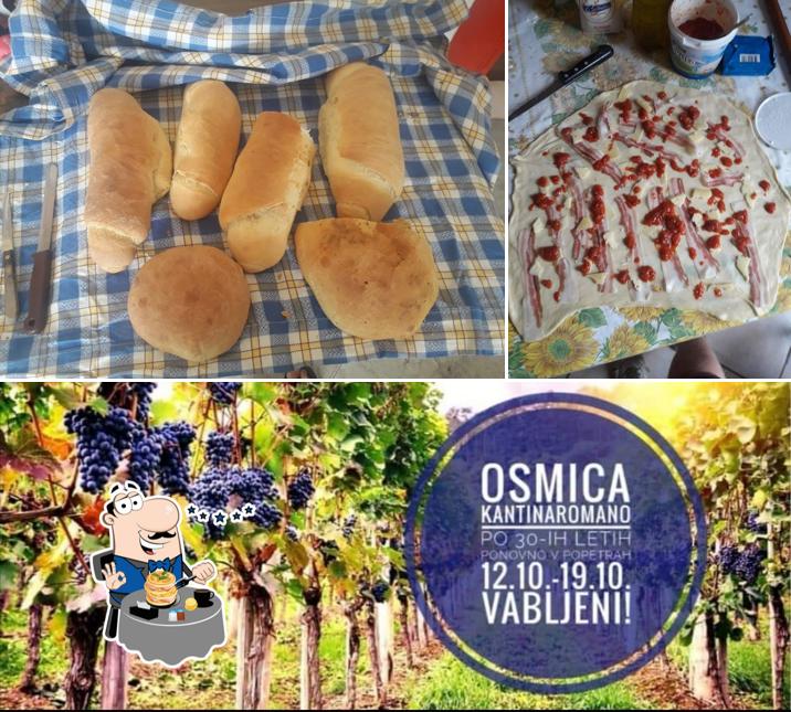 La immagine della cibo e esterno di Robi Marsič, dopolnilna dejavnost na kmetiji - turistična kmetija Kantinaromano