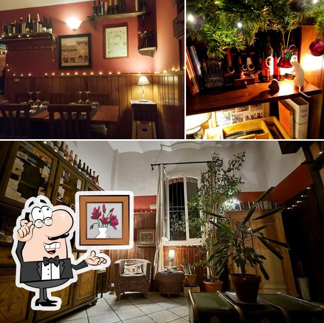 Gli interni di Antica Trattoria Del Ragno