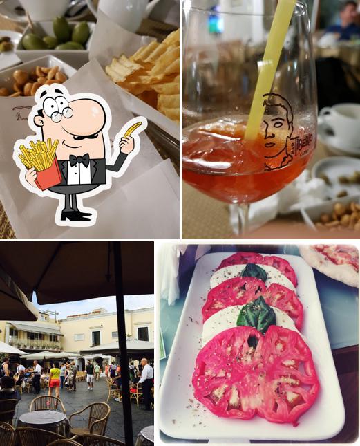 Prova a prendere un piatto di chips a Bar Tiberio