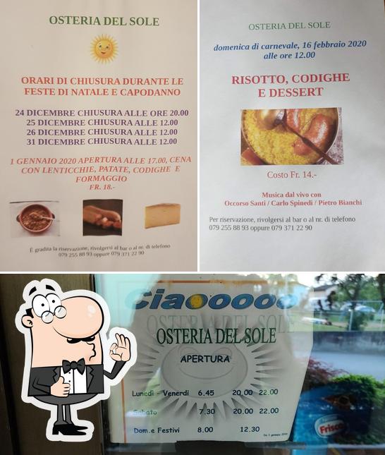 Voir cette image de Osteria del Sole