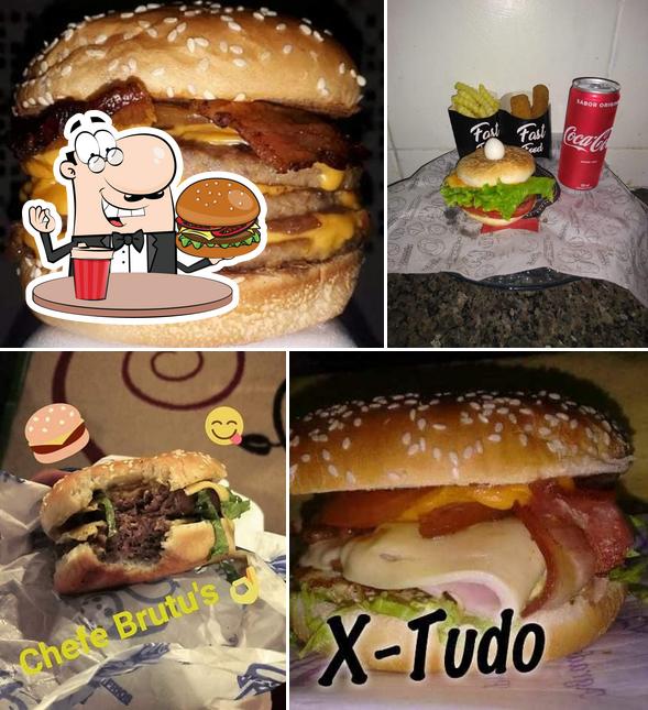 Experimente um hambúrguer no Katia Lanches E Pizzaria