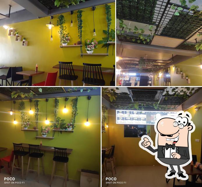 The interior of M S Fast Food and Cafe