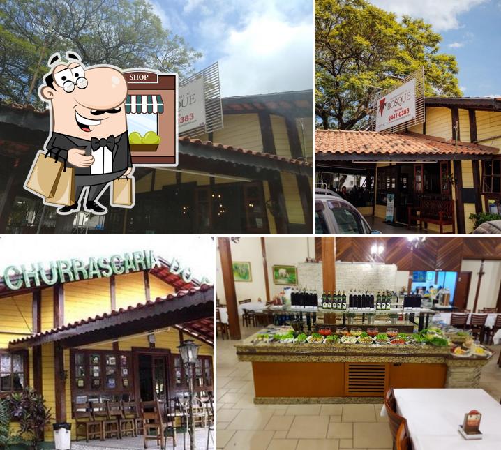 Veja imagens do exterior do Churrascaria do Bosque