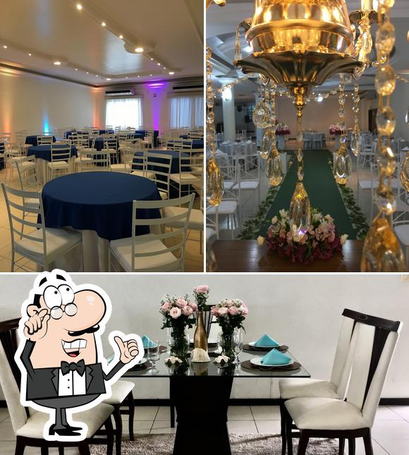 O interior do BKR Eventos e Festas