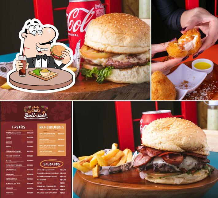 Experimente um hambúrguer no Bali Jack Belém