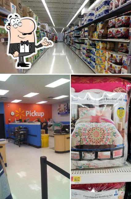 The interior of Walmart Supercenter