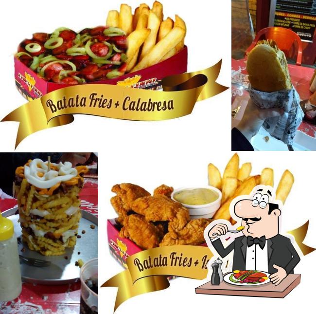 Platos en Fries Food Lanches x Dogs