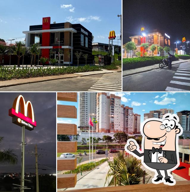 O exterior do McDonald's