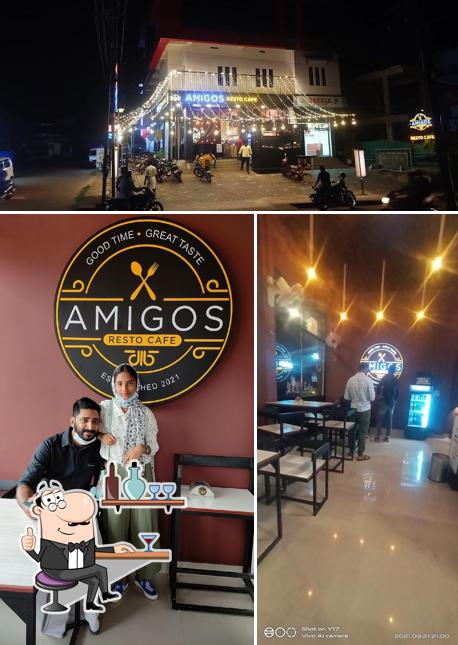 The interior of Amigos Restocafe