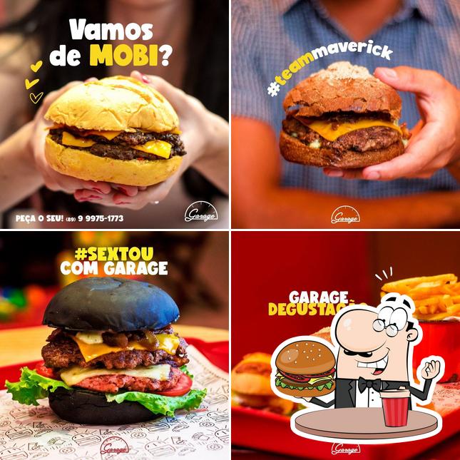 Experimente um hambúrguer no Garage Food & Beer