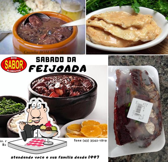 Restaurante Bom Sabor Band provê uma seleção de pratos doces