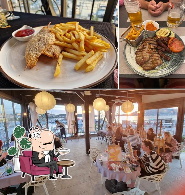 Gli interni di Bistro Toć