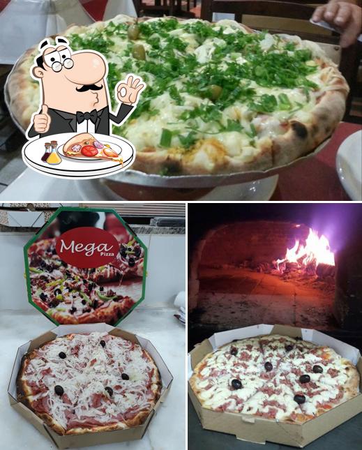 Experimente pizza no Mega Pizza