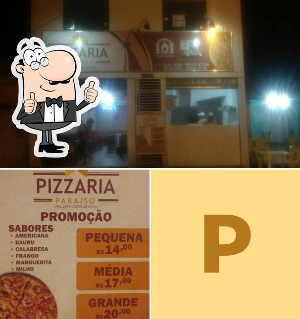 See this pic of Pizzaria Paraiso