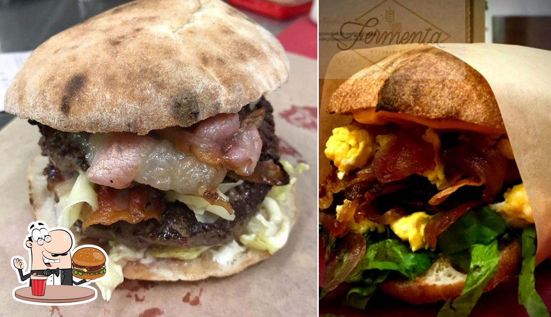 Ordina un hamburger a FERMENTA PIZZERIA