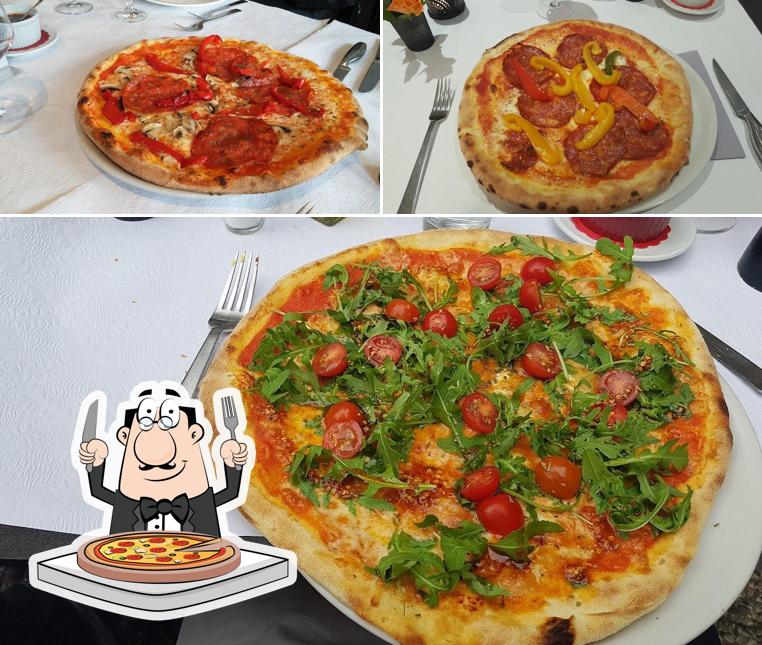 Choisissez des pizzas à L'Osteria di Oreste