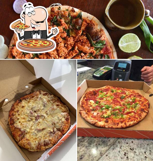 Monster Pizza in Ashburton Restaurant menu and reviews