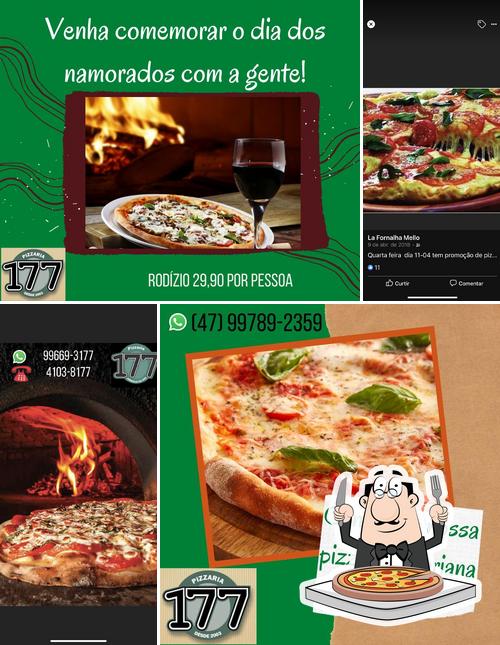 Consiga pizza no Pizzaria 177