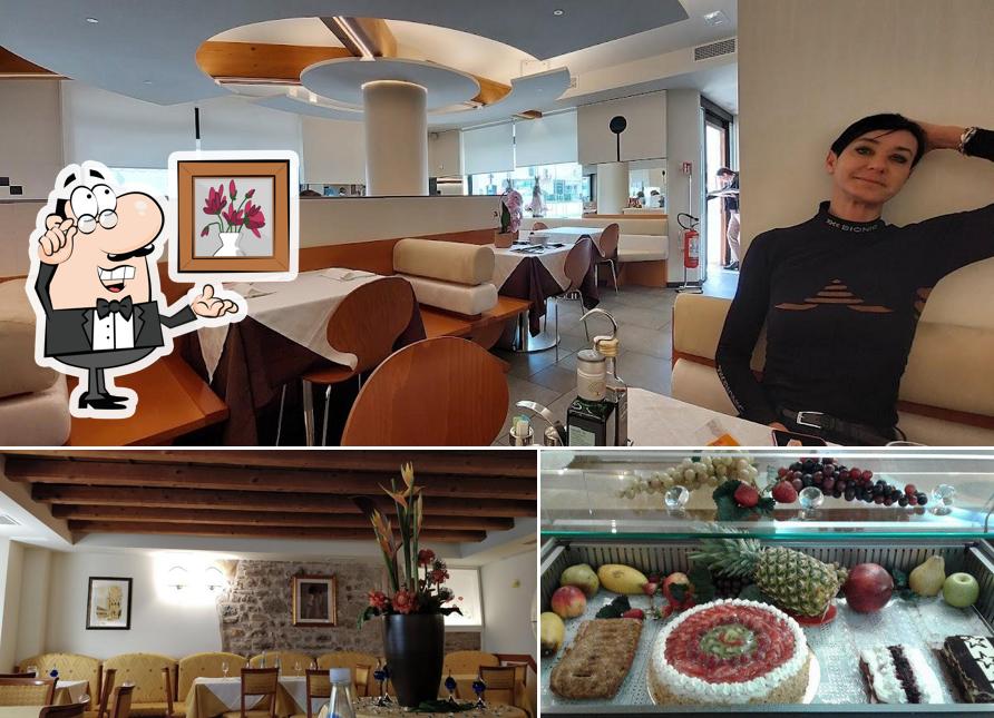 La foto della interni e cibo di Ristorante Pizzeria all'Ancora
