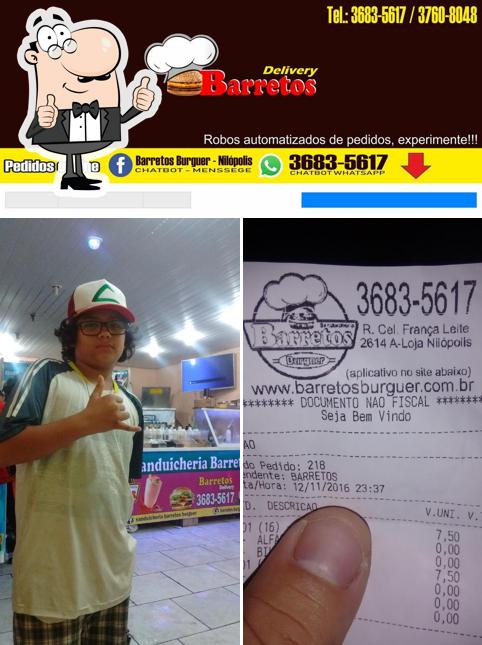 Here's an image of Barretos Burguer & Salada Delivery