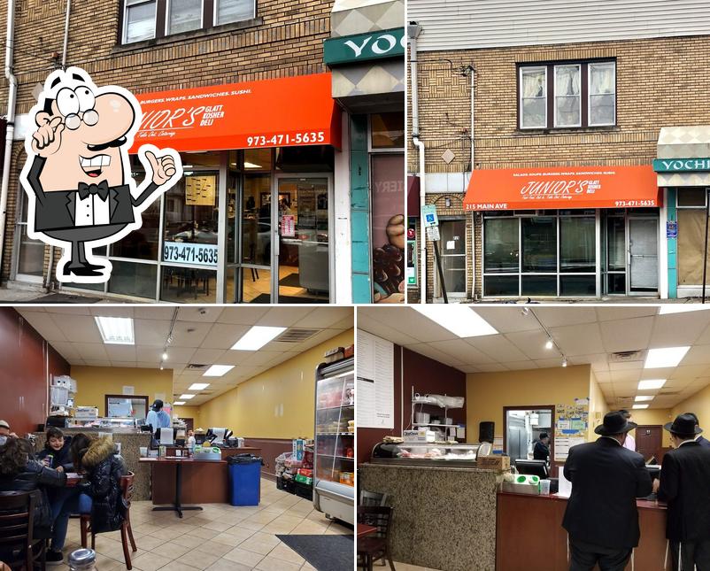 Juniors Glatt Kosher Deli king of Delancey in Passaic Restaurant