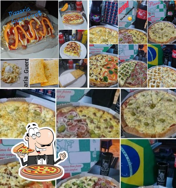 Escolha diversos tipos de pizza