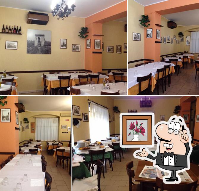 Gli interni di Trattoria Ambrosiana