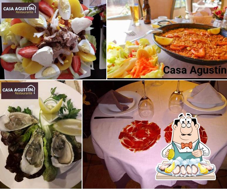 Huîtres à Casa Agustin Restaurante