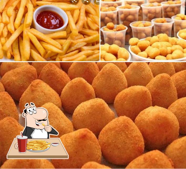 Batata frita em Café Coxinha