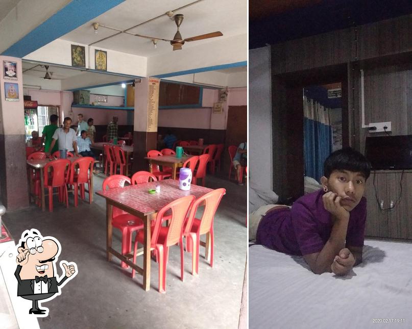 The interior of Laxmi Dhaba